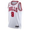 Dres Chicago Bulls Nikola Vucevic 9 Nike 2022-23 Association Edition Bijela Swingman